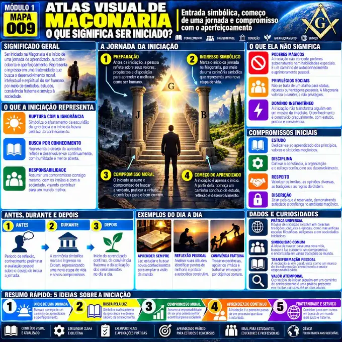 Mapa visual 09 do Atlas Visual da Maçonaria